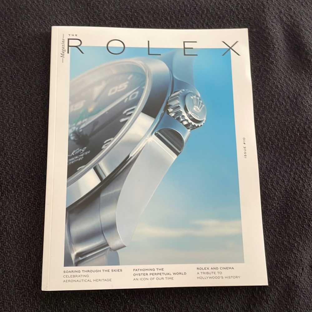 The Rolex brand new original issue #10 table book and magazine limited edition